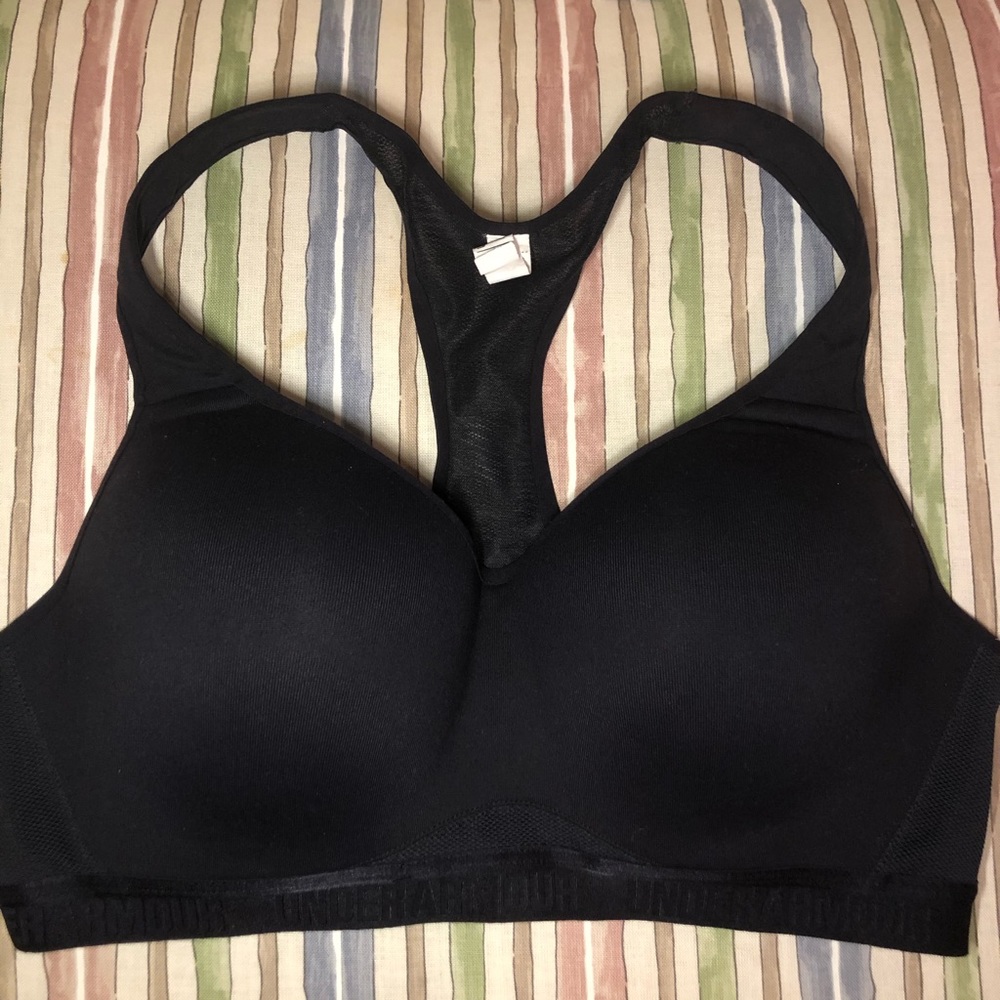 Under Armour High Support Sports Bra Black